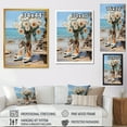 thumbnail image 4 of Designart "Coastal High Heels with Floral Design II" Fashion Framed Wall Art - Glam White Fashion High Heels Living Room Framed Canvas Art, 4 of 6
