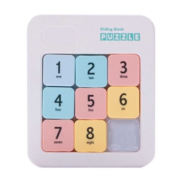 Sliding Puzzle Toy Educational Brain Teaser Game For Kids Ages 5 And Up Learning Activity With Colorful Indoor Outdoor Idea Anxiety for Kids 5-7 Pro Painted Miniature Shapes for Kids Preschool 3-5
