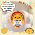 thumbnail image 6 of Hand-Knit Positivity Doll in Decorative Pot - Emotional Support Crochet Gift with Uplifting Message Card - Cute Huggable Worry Doll for Anxiety Relief & Home Decor--Sandwich, 6 of 7