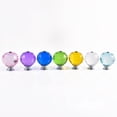 thumbnail image 7 of Dresser Knobs 30mm Round Glass Pull Handle Knob with Alloy Base Sparkling Cabinet Drawer Cupboard Wardrobe Hardware Knobs For Dresser, 7 of 7