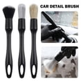 thumbnail image 1 of 3pcs Car Detailing Brushes Set Soft Auto Detailing Brush Kit Interchangeable Different Sized Car Detail Cleaning Tool Reusable Car Detailing Brush for Car Interior Exterior Wheels, 1 of 9