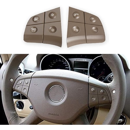 Ml Control Button Steering Wheel Control Buttons Replacement For Mercedes Benz W164 W245 ...