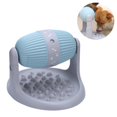 thumbnail image 2 of Rompecabezas de comida para perros y gatos, bocadillos de juguete, dispensador lento, alimentación inteligente y entrenamiento de inteligencia de ansiedad ajustable en altura para perros pequeños y medianos, color azul Sailing Electrónica, 2 of 5