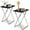 Black, variant on General Folding TV Tray Table TV Dinner Trays Tables for Eating,Stable Tv Trays Table 25In, Folding Tray Side Table, Foldable Snack Tables for Bed & Sofa, 15 x 18.9 x 26 in (Grey,2PC)
