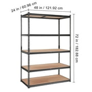 VEVOR Storage Shelving Unit Garage Storage Rack 5-Tier Adjustable 2000 lbs Load