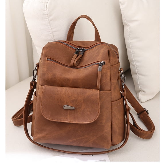 Laptop Retro Backpack with Daypack for Work, Travel, College Students, Business Trip, Casual Outdoor, Durable Computer Bag, Unisex, School Gift, Daily Commute,1pcs, brown