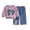 Light Purple, variant on mgoYE Toddler Baby Girl Clothes Fall Winter Outfit Bow Sweatshirt Denim Jeans Outfits 4-5 Years