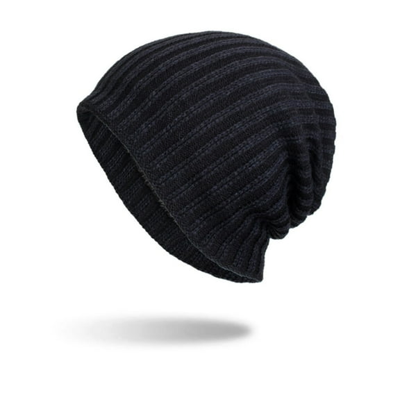 Fashion Hats Stripe Hat Winter Plus Velvet Hat Outdoor Cycling Warmth Unsix Hood Ski Hat