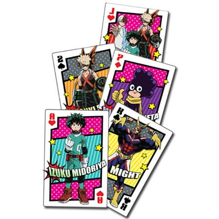 Great Eastern Entertainment My Hero Academia Group Hero Costume Playing Cards