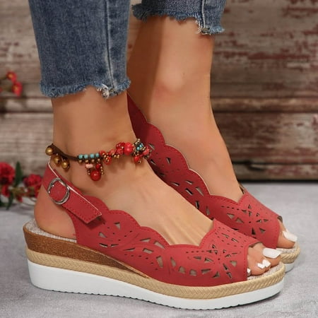

Sandals Women Wide Comfy Attractive Womens Sandels Platform Sandal Practical Great Womens Wide Sandals Light Beautiful
