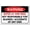 Warning Sign 1, variant on Caution Sign Chemical Goggles Required in This Area Aluminum Tin Sign 8"x12" - For Home Coffee Bar Wall Decor