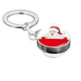 thumbnail image 1 of Fiudx Liquidación De Ahorros De Verano Llavero Navideño Con Bola De Cristal De Doble Cara, Adorno, 1 of 3