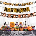 thumbnail image 4 of Decoraciones de fiesta de Halloween, pancarta de cumpleaños aterradora para decoraciones de fiesta de niños de Halloween, 2 piezas, 4 of 5