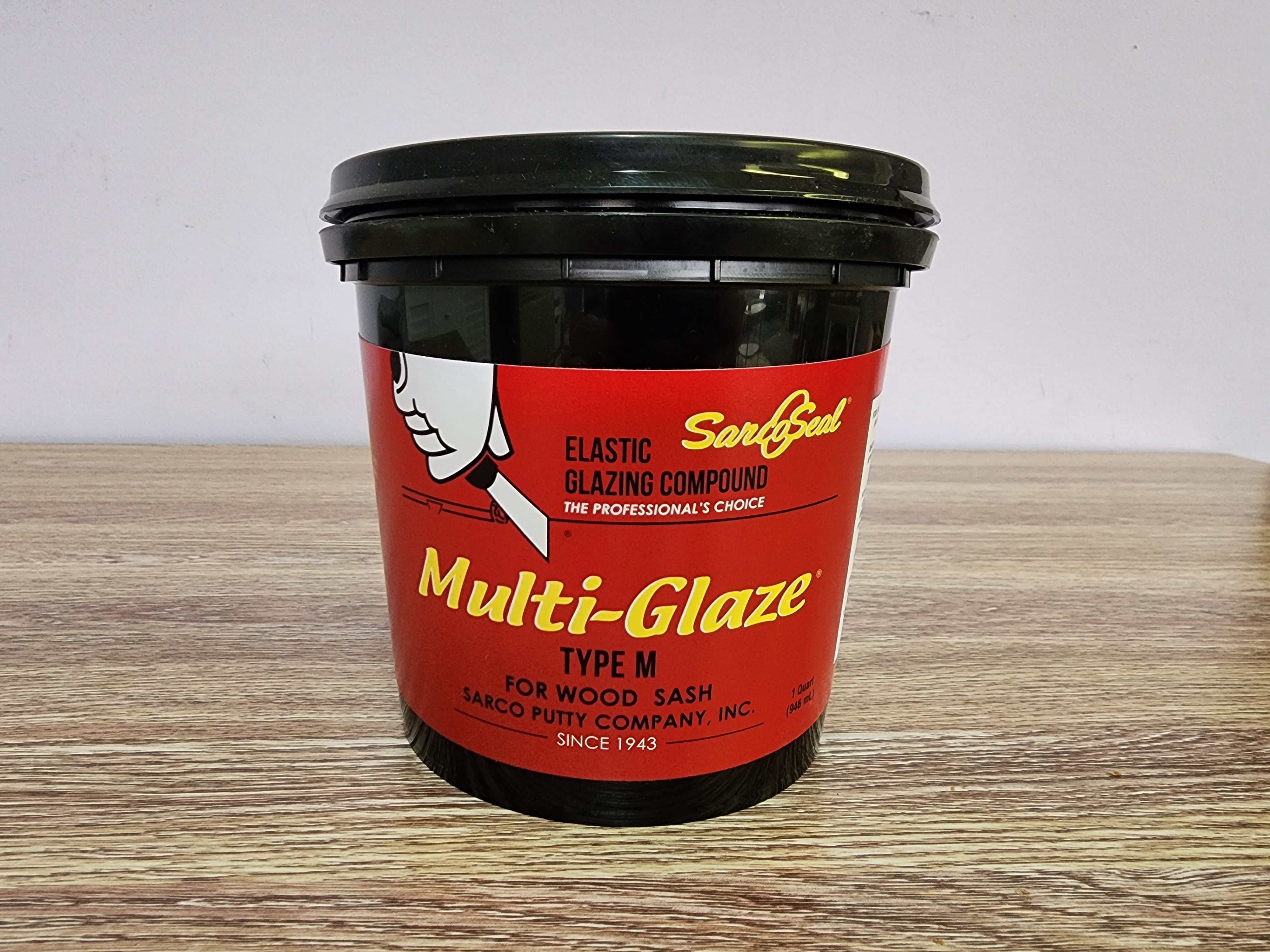 Sarco Multi Glaze Putty Type M 1 Quart Window Glazing Putty