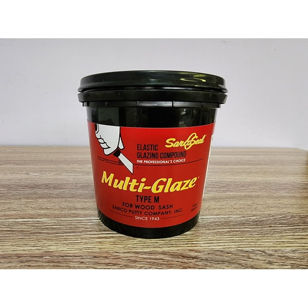 Sarco Multi Glaze Putty Type M 1 Quart Window Glazing Putty