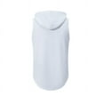 thumbnail image 6 of SDNall Sleeveless Hoodies for Men Summer Hoodies for Men Solid Color Sleeveless Hooded Blouse Workout Hoodies (White Sizes:M-3XL), 6 of 9