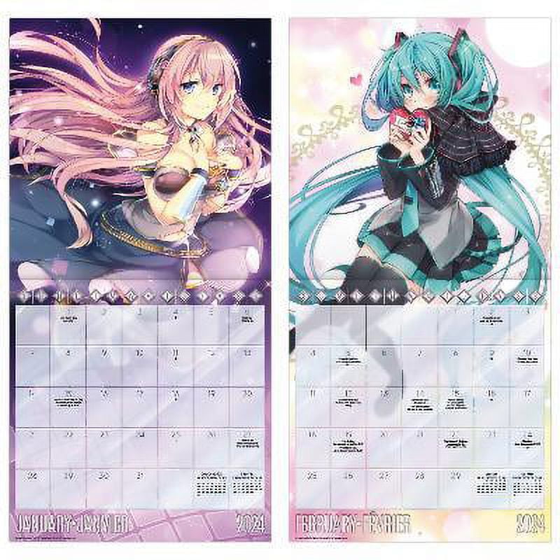 Trends International 2024 Hatsune Miku Wall Calendar