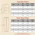 thumbnail image 4 of MISS COCOLI Thermal Underwear for Women Long Underwear Sets Crew Neck Thin Base Layers Sets, 4 of 6