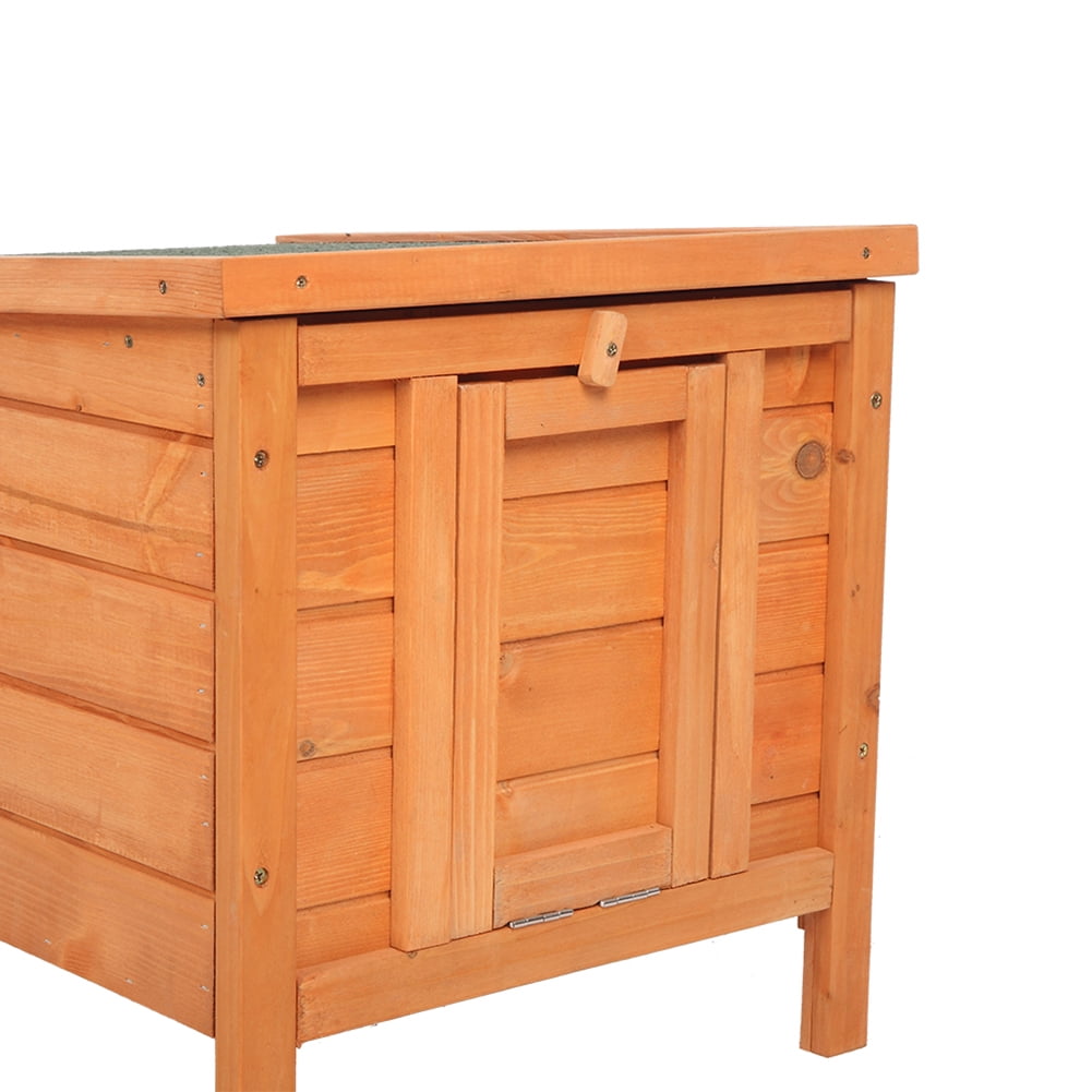 YYAo Waterproof Outdoor Indoor Rabbit Hutch for Bunnies,Cats,Dogs and Other Small Animals,Rabbit Hutch,Feral Cat House , Asphalt Roof,Indoor Bunny Cage, Outdoor Bunny House,Natural YYAo Waterproof Outdoor Indoor Rabbit Hutch for Bunnies,Cats,Dogs and Other Small Animals,Rabbit Hutch,Feral Cat House , Asphalt Roof,Indoor Bunny Cage, Outdoor Bunny House,Natural