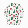 thumbnail image 6 of NOLDARES Little Boys Girls' Christmas Pajamas Sets Toddler Pjs Kids Print Sleepwear Fall Winter 2 Piece Long Sleeve Top Pjs Set(D008-White), 6 of 9
