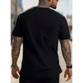 thumbnail image 2 of Men's Versatile T-shirt, Men's High-end Men's Fashion Casual Printed Short Sleeve Trendy Top, 2 of 7