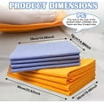 thumbnail image 2 of Ultra-Absorbent Miracle Cleaning Shammy, Super Absorbent Cleaning Cloth Multi-Purpose Non-Woven Cleaning Towels for Home Kitchen Bathroom Car Pet Stains(8 Pack), 2 of 4