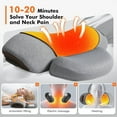 thumbnail image 2 of Neck Massager 2025, Neck and Shoulder Relaxer with Heat 3 Modes Portable Pillow, 2 of 7