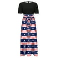 thumbnail image 4 of Youmylove Womens Summer Dresses Ladies' Independence Day Printed Large Swing Dress Summer Casual Dresses Fashion Boho Sundress Stylish, 4 of 6