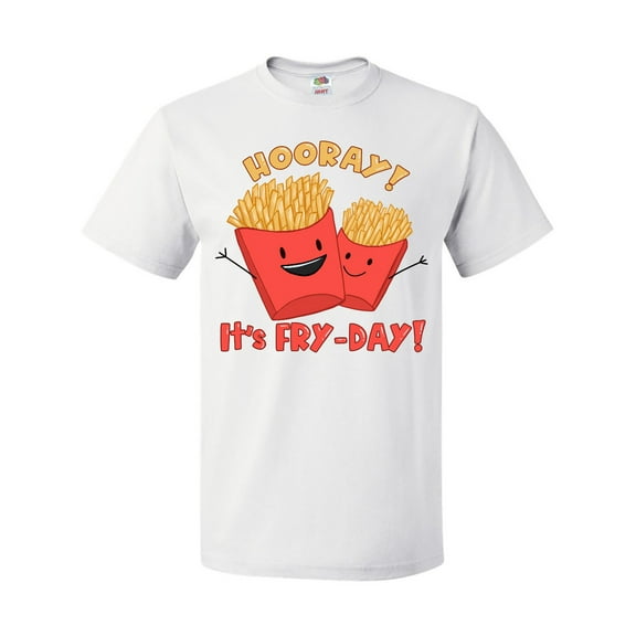 Inktastic Hooray It's Fry-Day with Cute Fries T-Shirt
