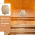 thumbnail image 2 of WRITWAA Sauna Light Khaki Lampshade Wood Prevent Bulb Shattering Sauna Room Use 1Pcs, 2 of 7