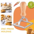 thumbnail image 3 of Molde de galleta de aleación de zinc inoxidable, práctico y portátil, moldes manuales para galletas, molde para envoltorio de bola de masa hervida, utensilios de cocina para hornear, molde cuadrado Sweethay HA010017-01, 3 of 6