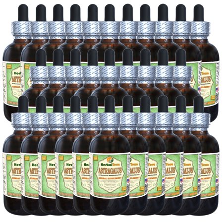 Astragalus (Astragalus membranaceus) Glycerite, Organic Dried Root Alcohol-FREE Liquid Extract (Herbal Terra, USA) 30x2 oz