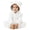 White, variant on Wearable Blanket Hoodie, Plush Teddy One Piece Bear Suit for Baby, Girls and Boys,Fluffy, Warth Hood, Button-Front Closure
