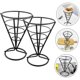 thumbnail image 5 of 6 Pcs Wire Racks Cone Fried Basket Serving Chips Stand Display Holder, 5 of 5