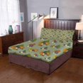 thumbnail image 2 of Juego de ropa de cama ABPHQTO 3 piezas Funda nórdica de erizo de otoño con 2 fundas de almohada tamaño doble, 2 of 4