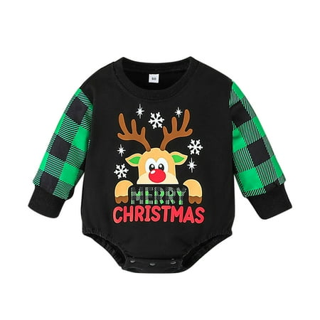 

Larisalt Bodysuit For Infant Girl Jumpsuit Pants for Toddler Baby Girls Long Sleeve Romper Outfit B