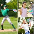 thumbnail image 6 of Kids Baseball Glove, Softball Gloves, Kids Girls Toddlers Baseball Softball Mitt, 9''-10.5'' T-Ball Glove for Training and Beginner Play, Left Hand Glove, Right Hand Throw, 6 of 7