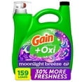 Gain   Oxi Liquid Laundry Detergent, Moonlight Breeze Scent, 170 fl oz, 159 Loads