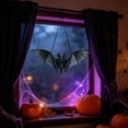 thumbnail image 6 of Realistic Black Bats Ornament Plastic Bats Wall Mount Decor Spooky Halloween Decor for Front Door Window Wall Porch Party Layout, 6 of 6