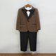thumbnail image 5 of Odeerbi Chicos 4 Pcs Caballero Traje Formal Vestido Camisa + Chaqueta de Blazer + Pantalones de Traje + Corbata de Boda Trajes Conjunto, 5 of 9