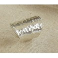 thumbnail image 6 of 925 Sterling Silver Long Boho Statement Ring – Handmade Hammered Wide Wrap Band, Adjustable Shiny Finish Bold Ring for Women, 6 of 9