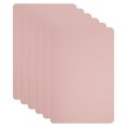 thumbnail image 4 of Billuyoard 6 uds manteles individuales con aislamiento térmico almohadillas antideslizantes de piel sintética posavasos para de comedor 201 nuevo Mostrada rosa gris Billuyoard HA005475-01, 4 of 6