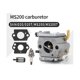 thumbnail image 4 of Para carburador de motosierra 020 020T MS200 MS200T Carburador como se muestra, como se muestra, 4 of 5