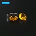 thumbnail image 2 of Uxcell 1000 Piezas Rellenos de Jarrones de Diamantes Acrílicos de 10 mm, Cristales Falsos, Gemas para Bodas, Esparcimiento de Diamantes, Amarillo, 2 of 7