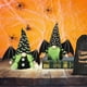 thumbnail image 4 of 2 gnomos de Halloween de peluche con alas de murciélago para decoración de bandejas de niveles, muñeco de gnomo sueco sin rostro para adornos de mesa de Halloween., 4 of 9
