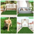 GOTGELIF Artificial Grass Rug,19.68x39.37in Realistic Turf Lawn Synthetic Fake Grass Mat for