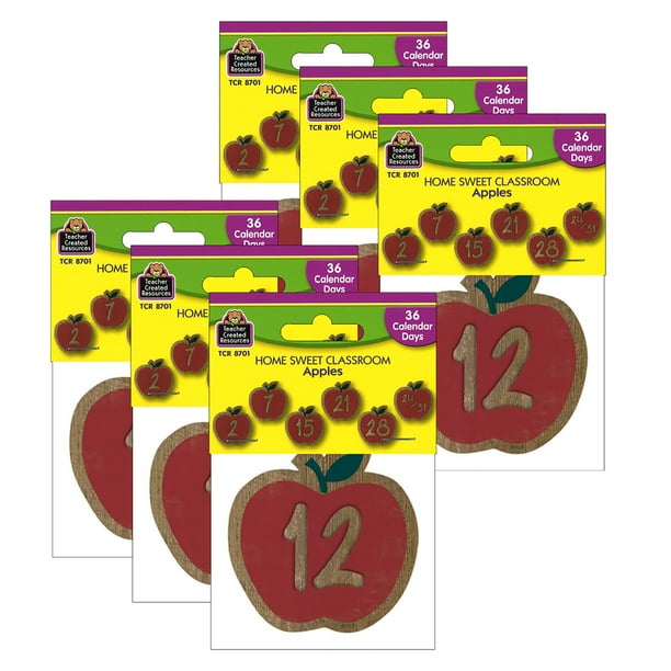 Teacher Created Resources Home Sweet Classroom Apples Calendar Days