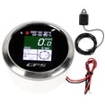 thumbnail image 1 of 85mm GPS Speedometer 9‑32V TFT Screen Digital Display Speed Gauge Universal for Yacht RV Motorcycle Black Dial, 1 of 14