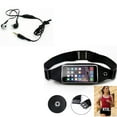 thumbnail image 1 of Headphones Wired Earphones w Belt Band Running Waist Bag for Samsung Galaxy A52 5G - Handsfree Mic 3.5mm Headset, Sports Gym Workout Case R8G Compatible With Galaxy A52 5G, 1 of 8