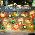 thumbnail image 6 of Father Christmas String Lights - 300ft LED Multicolor Fairy Lights with 20 Bulbs, Battery-Powered for Indoor/Outdoor, Patio & Room Decorations, Bendable Holiday Garland, 6 of 6